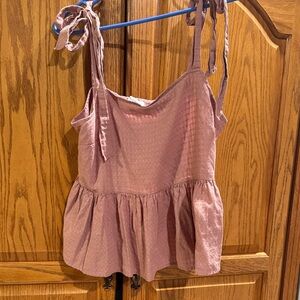 Madewell Women's Pink Sleeveless Top